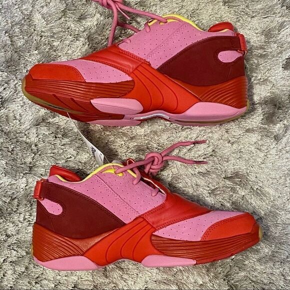 RARE Reebok x BBC Pharrell Ice Cream Answer 5 Mu Cherry Sneakers NWT Mens 7 - Picture 9 of 16